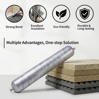 Scellant en silicone spécial pour panneaux acoustiques insonorisants, utilisation en construction, liaison forte, amortissement des vibrations, réduction du bruit