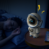 Radio FM portable 2026, haut-parleur Bluetooth intelligent, design astronaute, veilleuse LED, haut-parleur musical