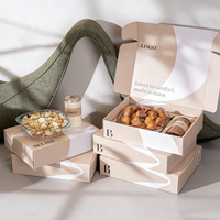 Boîte d'emballage personnalisée en canne à sucre, écologique et recyclable, pour gâteaux, avec doublure en mousse, taille et couleur sur mesure