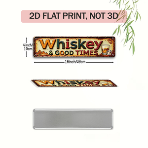 Panneau Métallique Long Vintage pour Bar, Décoration Murale Graphique Bière Vin Whisky <span class=keywords><strong>Tequila</strong></span> pour Bar à Domicile et Cave des Hommes - Product Image 2