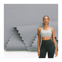 T-shirts décontractés et pantalons de yoga en tissu tricoté extensible double face en spandex personnalisés pour filles - Vêtements de sport