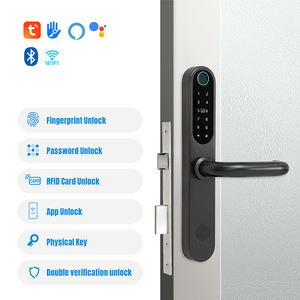 फिंगरप्रिंट विफी इलेक्ट्रॉनिक सुरक्षा के साथ Hune स्टेनलेस स्टील स्मार्ट डोर लॉक - Product Image 2