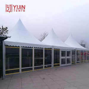 Carpa Pagoda Blanca de Aluminio y PVC Impermeable de 3x3m, 4x4m, 5x5m, 6x6m, 8x8m, para Fiestas, Eventos y Tiendas - Product Image 3