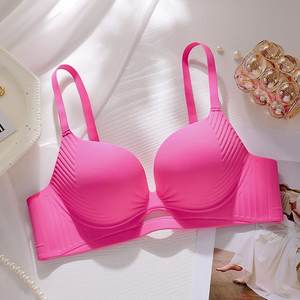 Dikişsiz kalınlaşmış çıplak iç çamaşırı kadın küçük göğüsler büyük bir Top-up anti-sarkma sutyen göstermek için toplanan - Product Image 6