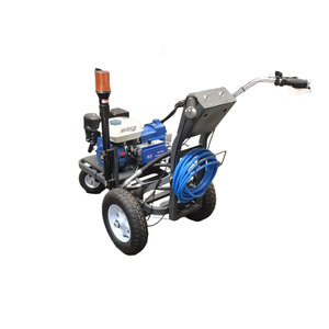Machine de marquage routier Yanfeng avec distributeur de billes de verre, pompe à essence, moteur automatique, traceur de lignes sans air - Deux pistolets - Product Image 2