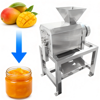 Commerciële mango-pulper / fruitpulp-sapmachine / mango-kersen-passievruchtenpuree-extractor