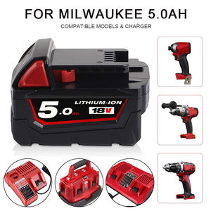 Batería de iones de litio de alta calidad, 18V, 6000mAh, repuesto para Milwaukee 18V, 48-11-1820, 48-11-1828, 48-11-1840, herramienta eléctrica - Product Image 6