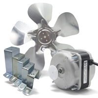 Moteur de ventilateur de réfrigération AC haute efficacité de type 4Q, moteur électrique adapté aux congélateurs à évaporation industriels