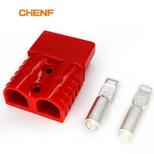 Hai Lỗ 2PIN 350A 175A 50A Red Smh Điện Plug6AWG /8AWG Red UPS Kết Nối Pin Với Bụi Bìa - Product Image 2