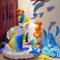 Sculptures en mousse Produits universels Styrofoam Craft Character Gaming Events Planet Stone Rock Garden Ice Cream Giant Spheroid EPS