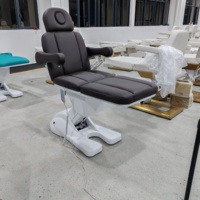Lit de massage électrique blanc moderne pour spa de beauté avec 3 moteurs, garantie, lit de massage thaïlandais pour spa capillaire à 3 moteurs