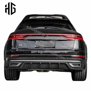 Mise à niveau vers PD Style fibre de verre voiture pare-chocs lèvre assemblage ailes latérales passages de roue Kit de carrosserie large pour <span class=keywords><strong>Audi</strong></span> Q8 RSQ8 <span class=keywords><strong>2022</strong></span> Kit de carrosserie - Product Image 3