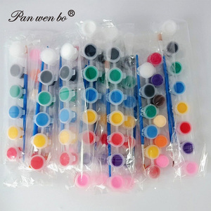 <span class=keywords><strong>Pintura</strong></span> Acrílica Profesional Personalizable para Dibujo, Manualidades, <span class=keywords><strong>Pintura</strong></span> Acrílica de 3 ml, Juego de 6 Colores para Pintar - Product Image 2
