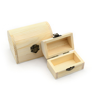 กล่องเก็บเครื่องประดับไม้ทำมืออเนกประสงค์ กล่องของขวัญไม้ กล่องสมบัติไม้ สำหรับตกแต่งบ้าน ขายส่ง - Product Image 4