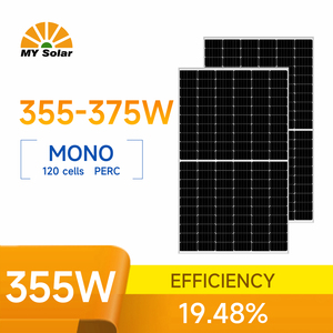 MYPVTECH Hocheffizientes 355W 360W 370W 375W Monokristallines Solarmodul für Heim- und Gewerbenutzung - Product Image 1