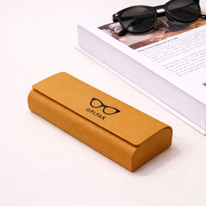 Estuche de Gafas de Sol Magnético de Cuero PU Multicolor con Diseño de Logotipo Personalizado, Caja de Empaque Individual para Gafas - Product Image 5