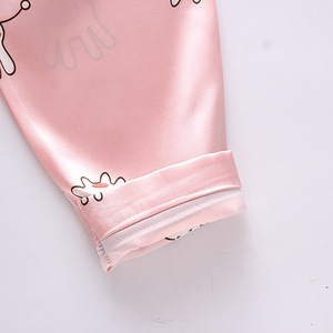 Pyjamas de haute qualité de couleur rose pour enfants, ensemble de pyjamas confortables, ensembles de 2 pièces pour enfants, chemise à boutons et pantalon - Product Image 5