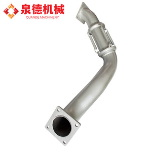 Tuyau d'échappement BMW 328i avec sortie d'échappement 51Q 1-22124033-0 compatible avec les camions mélangeurs et pompes Isuzu, en acier inoxydable - Product Image 2