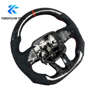 Volante de Fibra de Carbono Forjado con LED para Dodge Charger, Challenger, Durango, Demon, SRT, <span class=keywords><strong>Journey</strong></span>, <span class=keywords><strong>RT</strong></span>, Viper, Ram, TRX, SXT, Hellcat - Product Image 5