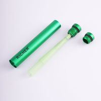 Vente en gros Tube de voyage hermétique en métal et aluminium de qualité supérieure de 110mm Tubes à cigarettes de style simple preuve d'odeur
