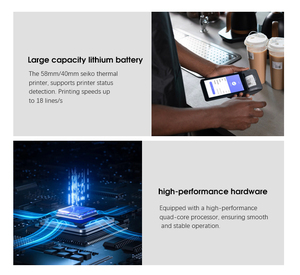 RAKINDA Android RK25 Terminal Punto de Venta Portátil Todo en Uno, Biométrico, Inteligente, con Facturación, 4G, NFC - Product Image 2