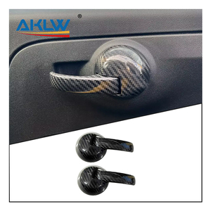 <span class=keywords><strong>Copri</strong></span> Maniglie Interne per Auto in Vera Fibra di Carbonio per Fiat 500 2010-2023 - Product Image 1