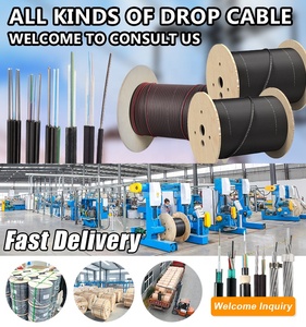 Câble de dérivation FTTH extérieur à bas prix d'usine GJYXFCH câble à fibre optique monomode aérien auto-supporté 1 <span class=keywords><strong>2</strong></span> 4 cœurs livraison rapide - Product Image 5