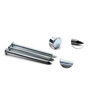 Clous à béton en acier à haute teneur en carbone à tête bombée, vente chaude, noir, 3x50MM, anneau bleu, tige de haute qualité, clous à béton de Mauriciens - Product Image 4