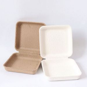 Caja de Papel Biodegradable Ecológica con Logotipo Personalizado, Solución de Empaque Compostable para Alimentos, Dulces y Productos de Compras de Marca - Product Image 1