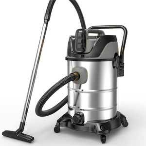 Penyedot debu basah/kering industri profesional 65L 19Kpa + 100-127V sistem drainase desain beroda - Product Image 2