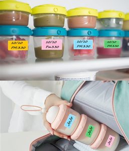 Etiquetas de <span class=keywords><strong>nombre</strong></span> para <span class=keywords><strong>niños</strong></span>, etiquetas de biberón para guardería, etiquetas adhesivas para alimentos, etiquetas de <span class=keywords><strong>nombre</strong></span> en blanco para escribir - Product Image 2