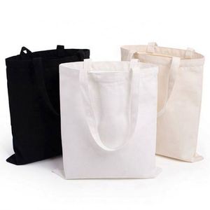 Bolsa de Compras Personalizada Reutilizable, Bolsa de Tela de Lona de Algodón con Impresión en Blanco, Bolsa de Tela con Logotipo - Product Image 2