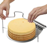 Ensemble de 5 pièces de décoration de gâteau en acier inoxydable, trancheuse droite et décalée, spatules de glaçage et glaçage