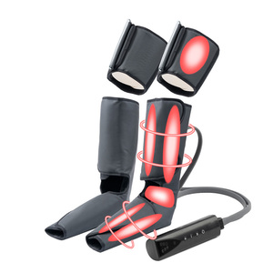 Leg Massager para Circulação Air Compression Bezerro Wraps com 3 Modos 3 Intensidades e Útil para RLS e Edema - Product Image 1