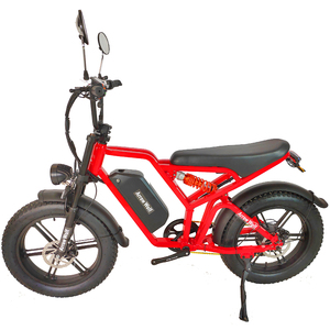 20*4 Snow Tires 48V 10ah Lithium Motor Dual Disc Brakes High Carbon Steel <b>Frame</b> Sport Electric Mountain Snow <b>Bike</b> Dual - Product Image 1