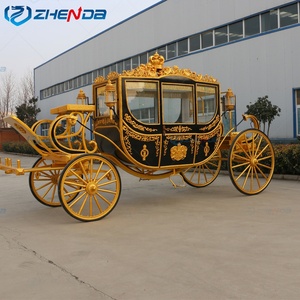 Carruaje Real Clásico de Lujo Blanco Personalizado Zhenda con Aire Acondicionado, Carruaje Eléctrico Europeo para Turismo, Henan - Product Image 6