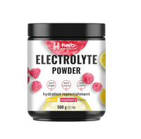 OEM/ODM Polvo Electrolítico Hidratante Natural Sin Azúcar Keto Bajo en Grasa con Sabores Variados, Caja de 300g, Bebidas Energéticas Deportivas Instantáneas