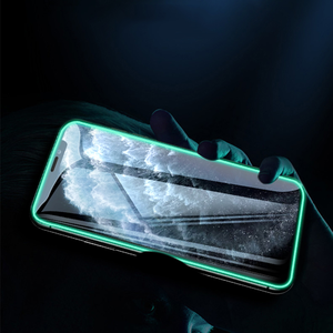Protector de pantalla para <span class=keywords><strong>iphone</strong></span> 14 <span class=keywords><strong>MAX</strong></span>, cristal templado luminoso que brilla en la oscuridad - Product Image 4