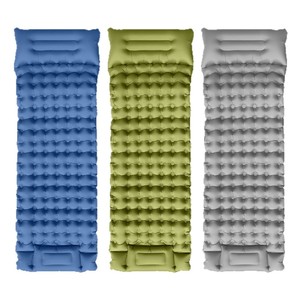 Colchoneta inflable DRCQD para acampar, rectangular, portátil, colchón de aire de TPU, colchoneta para dormir al aire libre para 1 persona - Product Image 1