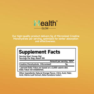 Creatina Monohidrato en Polvo OEM, Venta Caliente, para Adultos, Pre-Entrenamiento, Crecimiento Muscular y Control de Energía, 500g - Product Image 2