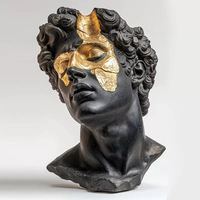 Figurines en résine personnalisées, art, sculpture de David, buste de David moderne, statue pour la décoration de salon, décoration de la maison, cadeaux d'affaires