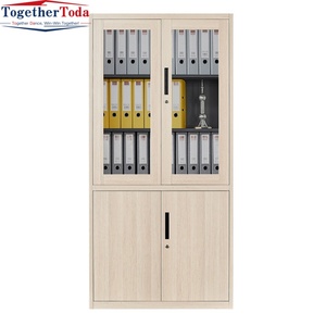 Armoire de classement de bureau moderne en acier réglable avec grande capacité de rangement pour usage domestique et commercial - Product Image 2