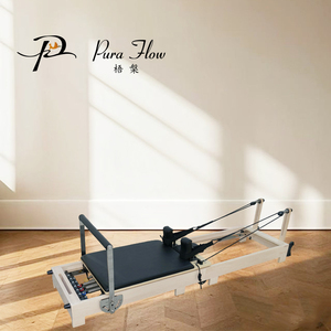 Chuyên nghiệp Tím Pilates Cải Cách máy bền di động đa mục đích có thể gập lại trượt bụng thiết bị tập thể dục lõi - Product Image 3