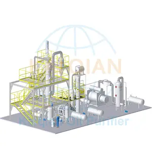 Fabrication en Chine d'une petite raffinerie de pétrole de distillation de mazout lourd