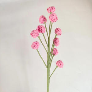 Fil Tricoté Polyvalent Petits Bouquets De Fruits Jumelé Avec Des Fleurs Colorées Tissé À La Main Fleur <span class=keywords><strong>Éternelle</strong></span> Crochet Fleur - Product Image 4