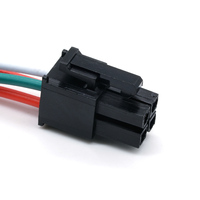 Asli Molex 5557 4.2Mm 2*2 4 Pin Konektor untuk 4.8Mm Terminal Wire Harness UL1007 22AWG 300mm Kabel