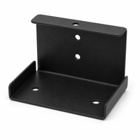 Support de fixation multi-courbures pour tôle avec languettes de montage et trous fendus, revêtement poudré personnalisé