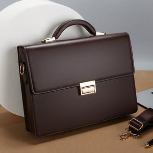Nuevo Maletín de Negocios <span class=keywords><strong>para</strong></span> Hombre con Cierre de Contraseña, Material PU, Anti-Robo, Portátil, Gran Capacidad, Bolsa <span class=keywords><strong>para</strong></span> <span class=keywords><strong>Documentos</strong></span>, Bolsa de Hombro - Product Image 3