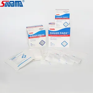 Hospital supplies medical folded edge or unfolded swab gauze medical gauze swab
