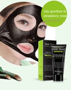 Masque Facial pm2.5 au charbon de bambou noir, pour un nettoyage profond des pores